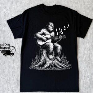 Retro Playing Guitar Funny 90s Shirt